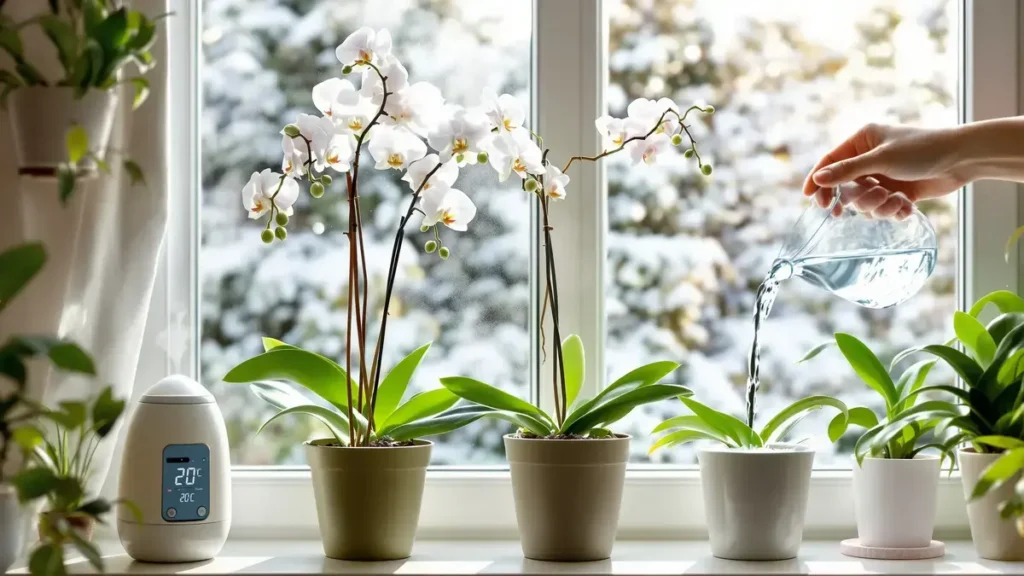 Om de overleving van je potorchideeën tijdens de winter te waarborgen, zijn hier 4 praktische tips om te volgen