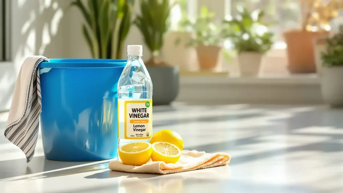 Zonder bleekmiddel of ammoniaak: het ingrediënt dat je aan je emmer moet toevoegen om je vloeren weer als nieuw te laten glanzen